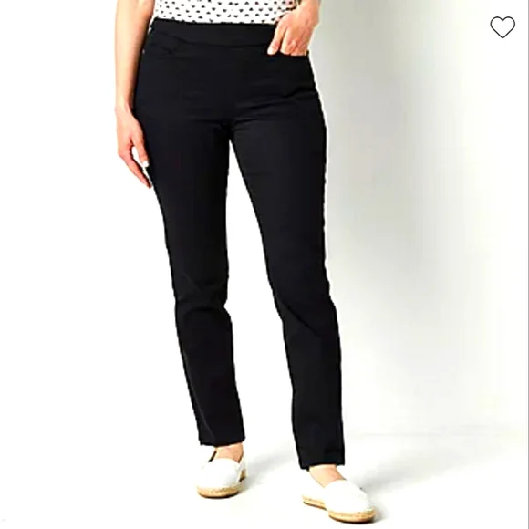Liz Claiborne Amber Womens Mid Rise Straight Pull-On Pants. - Picture 5 of 5